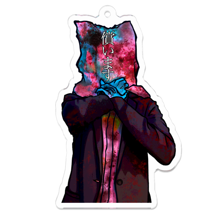 アクリルキーホルダー（コーティング） - 70 x 70 (mm)