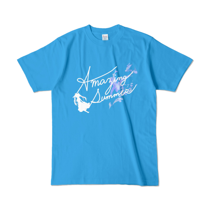 カラーTシャツ - L - ターコイズ (濃色)