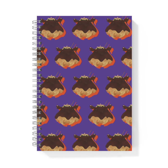 パープル×オレンジ　リングノート - A5