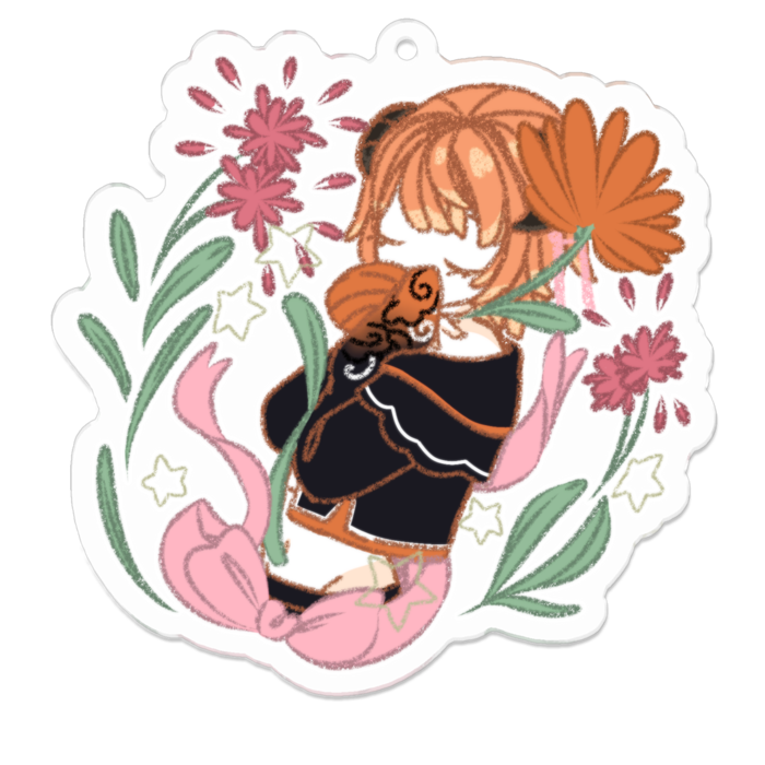 アクリルキーホルダー - 70 x 70 (mm)