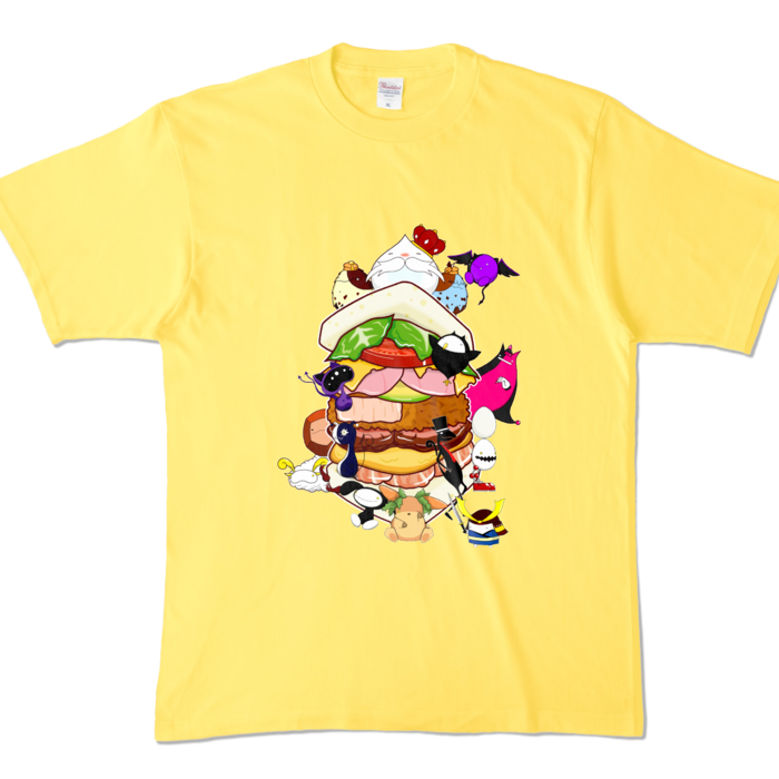 カラーTシャツ - XL - イエロー (濃色)