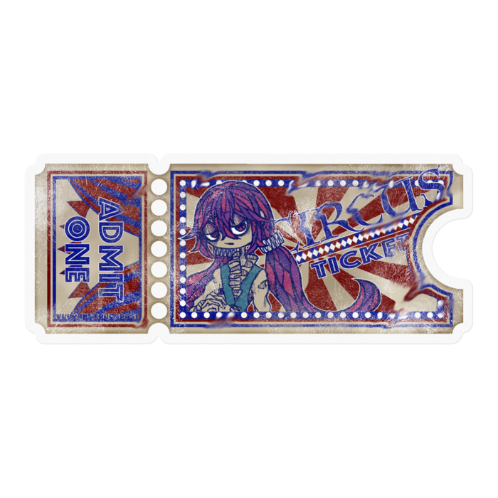 ステッカー - 100 x 100 (mm)