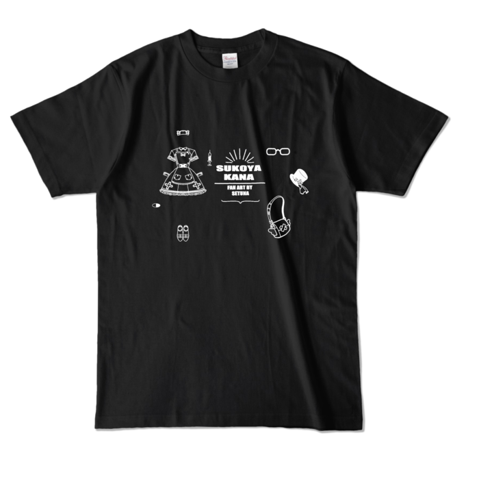 カラーTシャツ - L - ブラック (濃色)