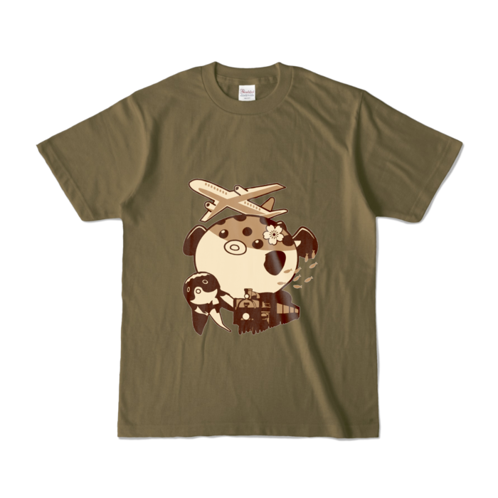 カラーTシャツ - S - オリーブ (濃色)