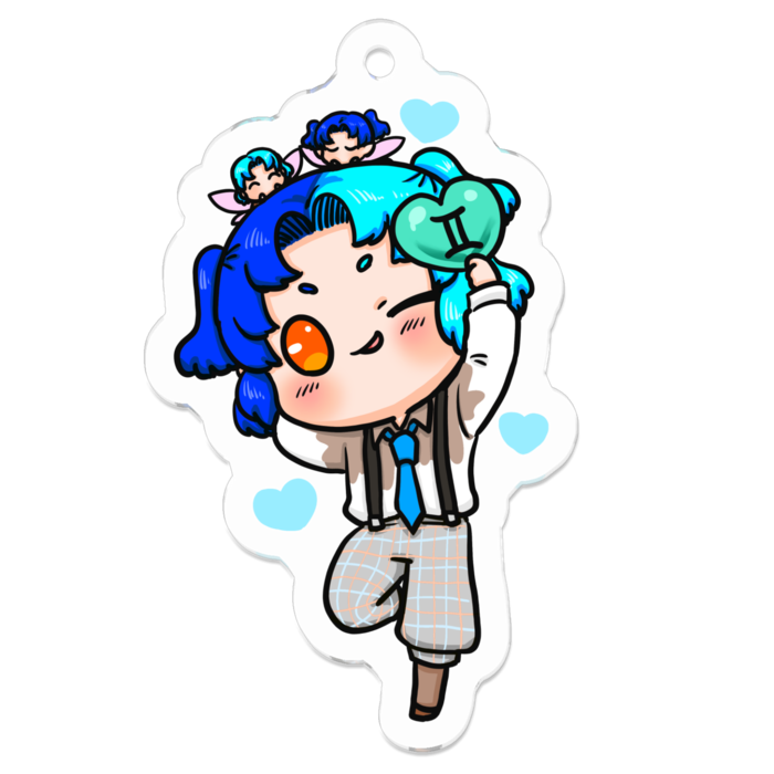 アクリルキーホルダー - 50 x 50 (mm)