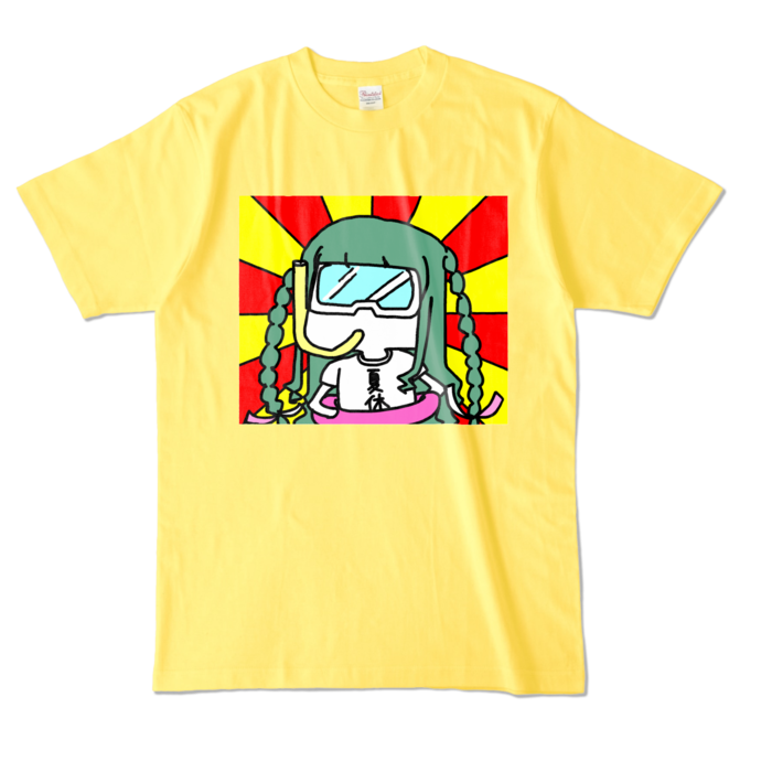 カラーTシャツ - L - イエロー (濃色)