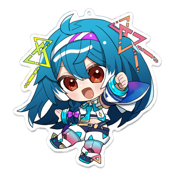 アクリルキーホルダー - 100 x 100 (mm)