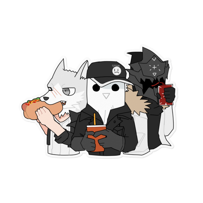 ステッカー - 160 x 160 (mm)