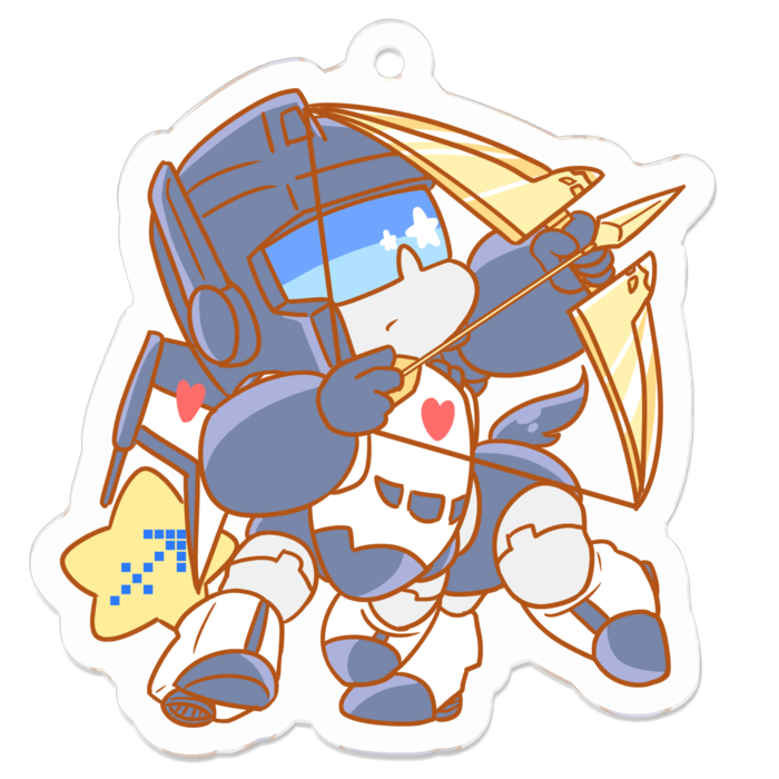 アクリルキーホルダー - 50 x 50 (mm)