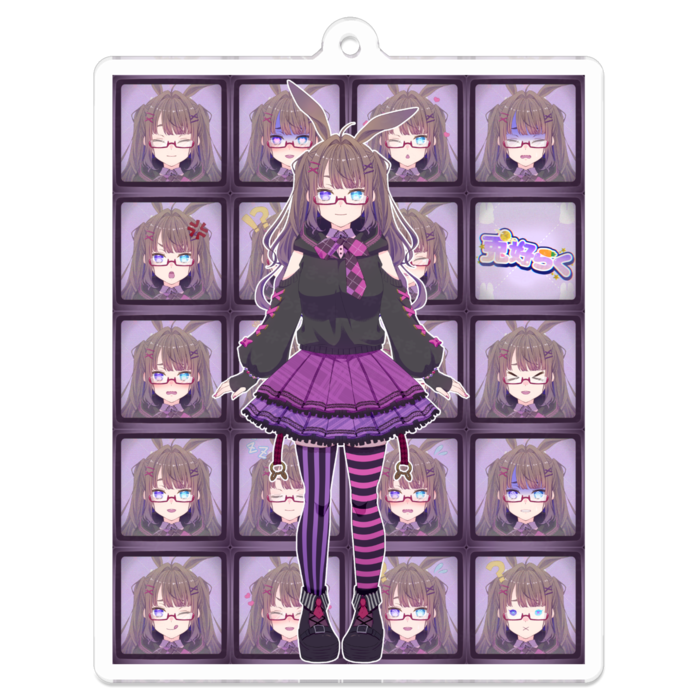 アクリルキーホルダー - 70 x 70 (mm)