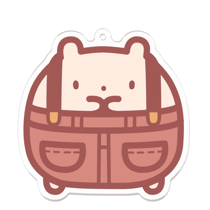 アクリルキーホルダー - 70 x 70 (mm)