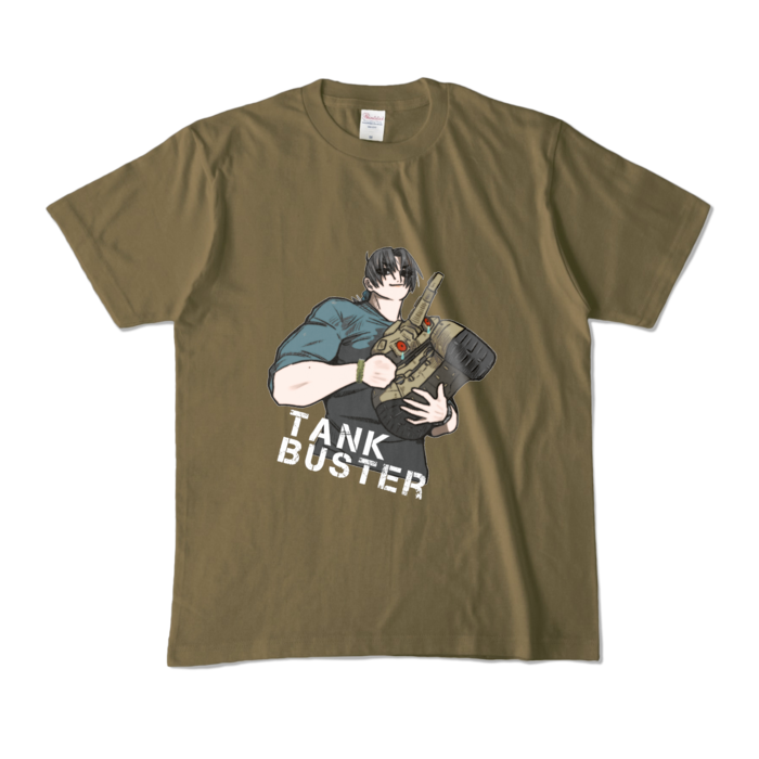 カラーTシャツ - M - オリーブ (濃色)