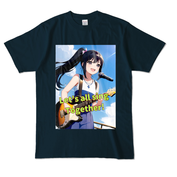 カラーTシャツ - L - ネイビー (濃色)