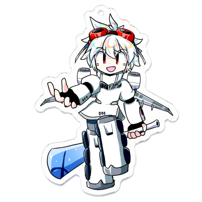 アクリルキーホルダー - 70 x 70 (mm)