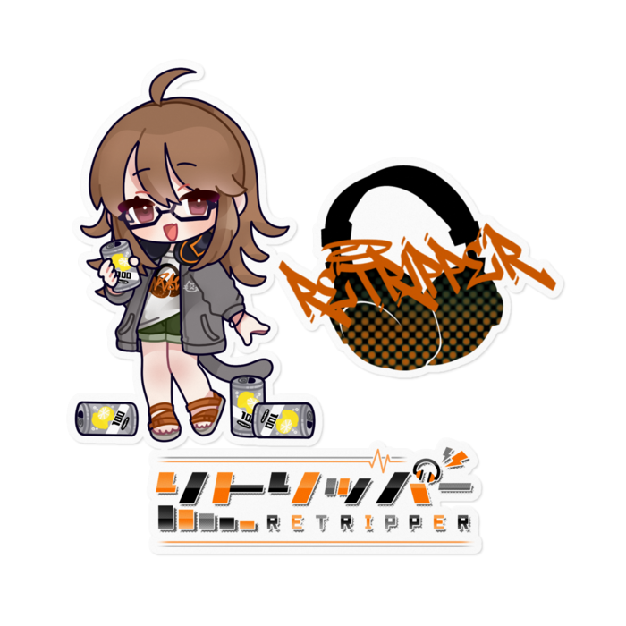 ステッカー - 160 x 160 (mm)