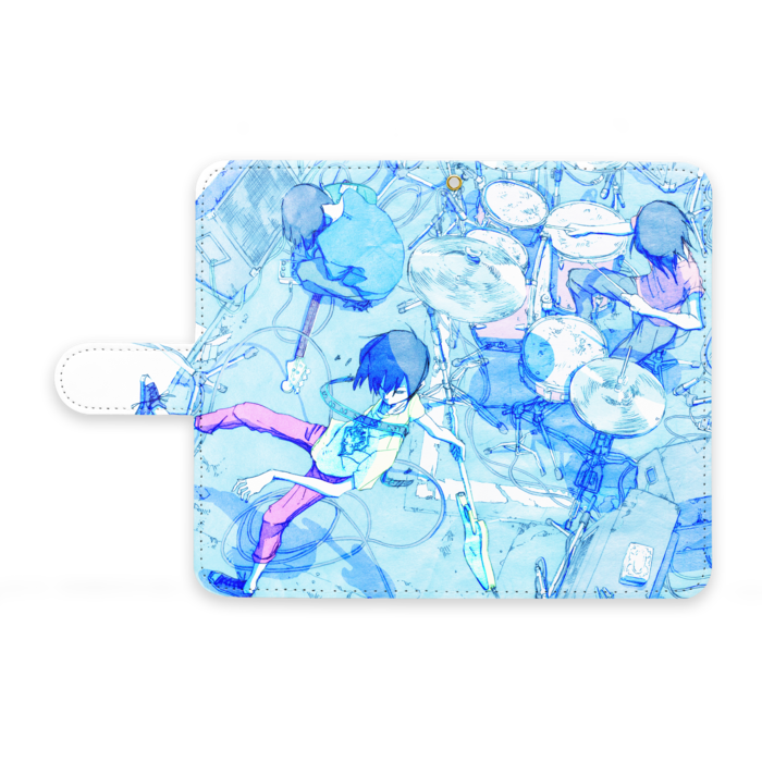 手帳型Androidケース - M - ストラップ穴 あり