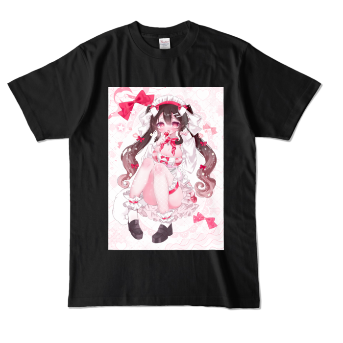 カラーTシャツ - L - ブラック (濃色)