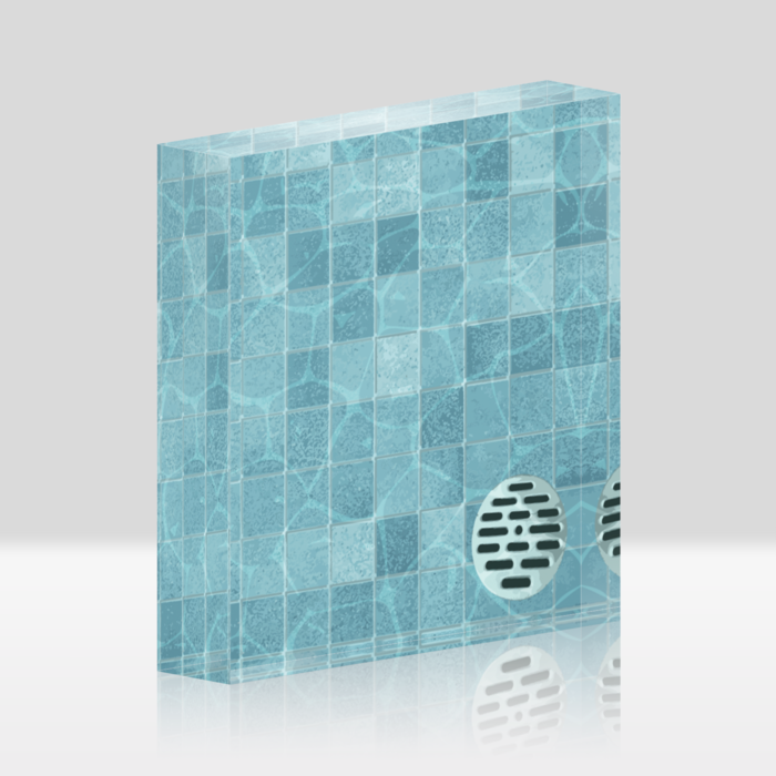 アクリルブロック - 100 × 100 (mm)