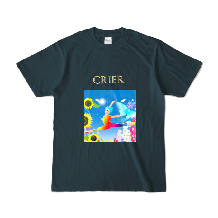 カラーTシャツ - S - デニム (濃色)