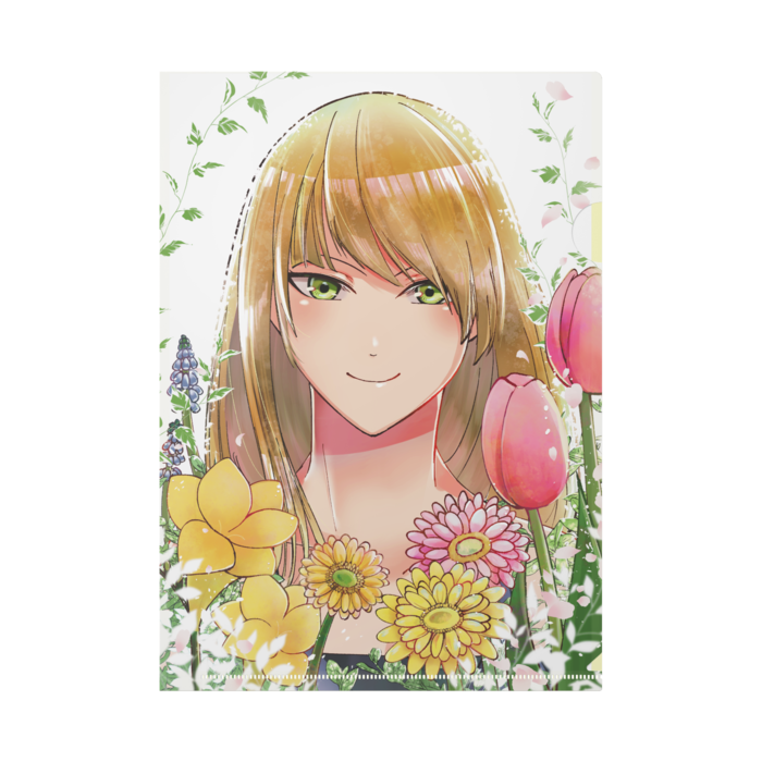 〈金髪〉クリアファイル - A4