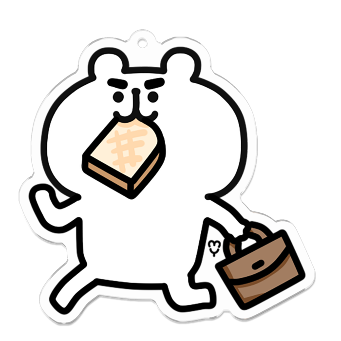 アクリルキーホルダー - 70 x 70 (mm)