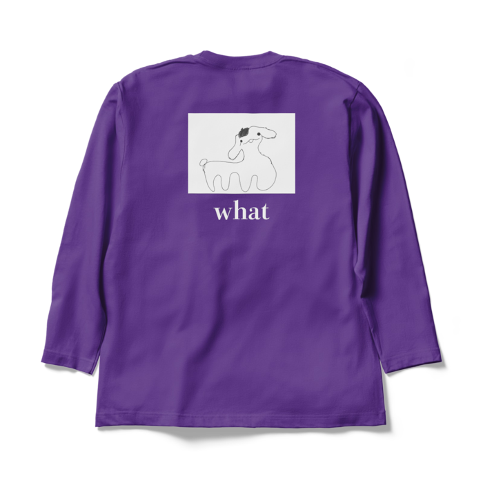 ロングスリーブTシャツ - XL - パープル