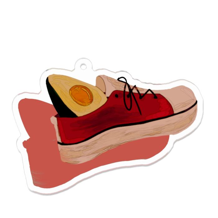 アクリルキーホルダー（コーティング） - 70 x 70 (mm)