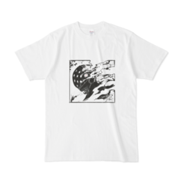 横顔 のtシャツ 白 人造人間研究所 Booth