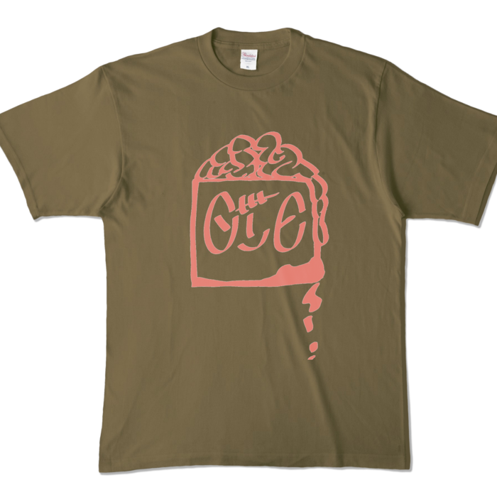 カラーTシャツ - XL - オリーブ (濃色)