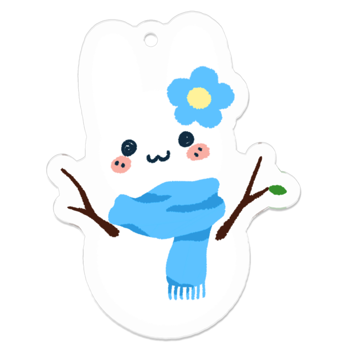 アクリルキーホルダー - 50 x 50 (mm)