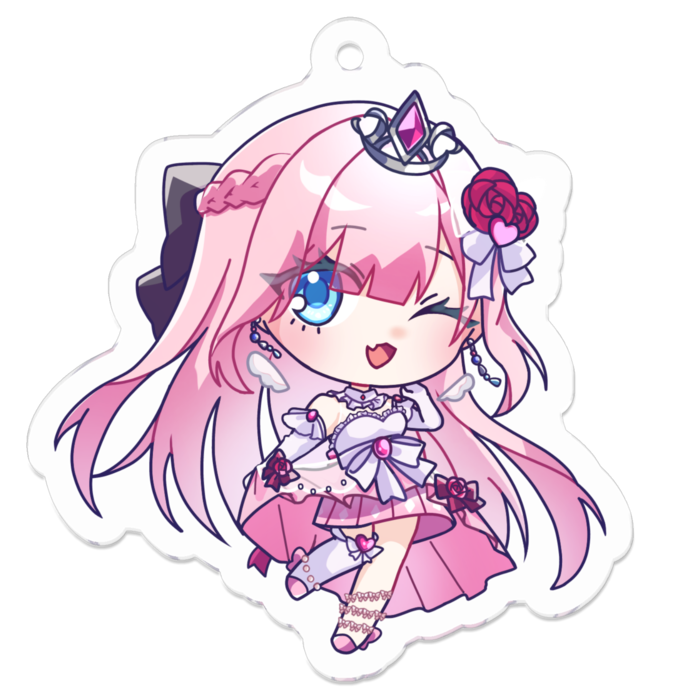アクリルキーホルダー - 50 x 50 (mm)