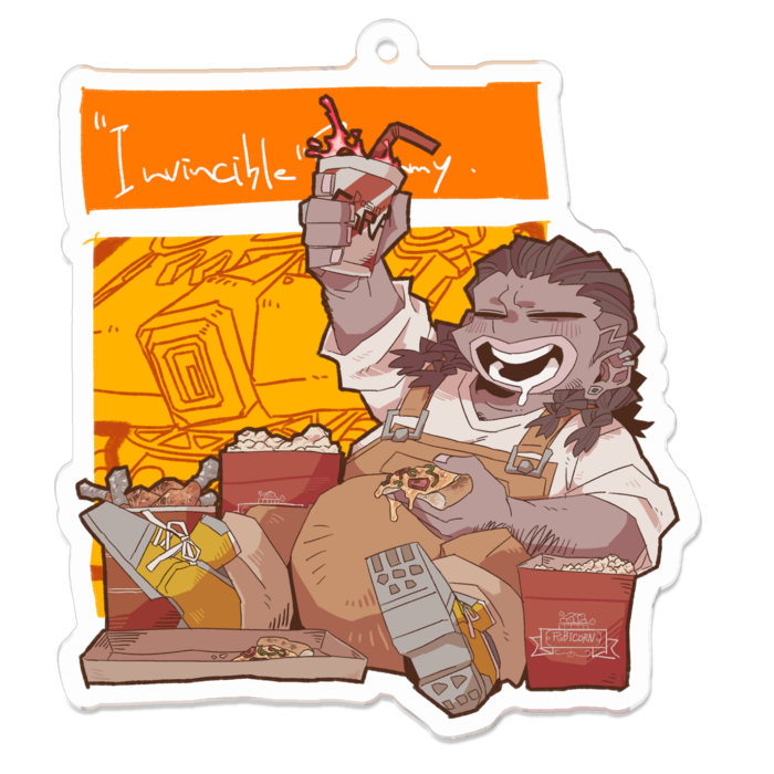 アクリルキーホルダー - 70 x 70 (mm)