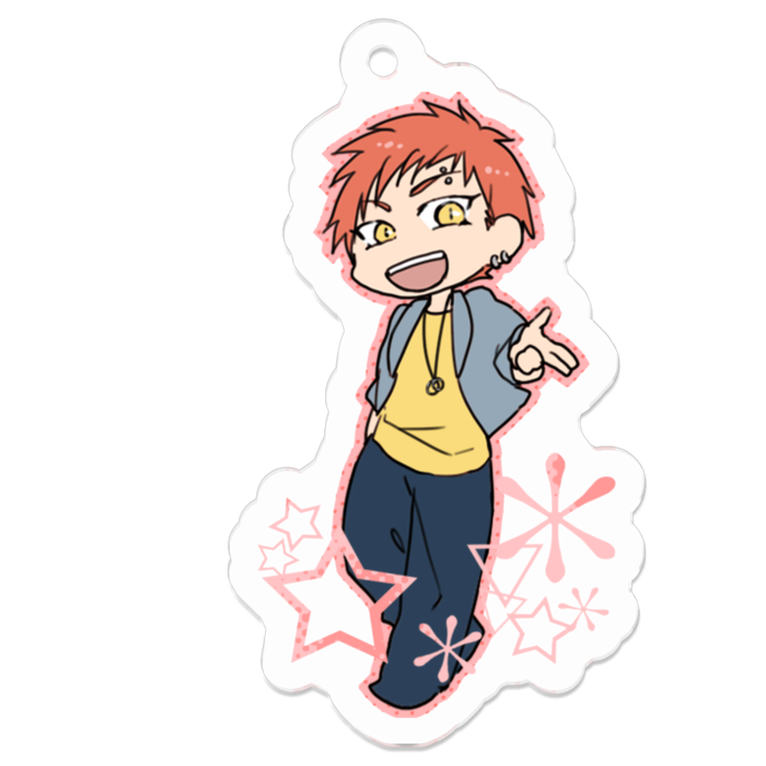 アクリルキーホルダー - 50 x 50 (mm)