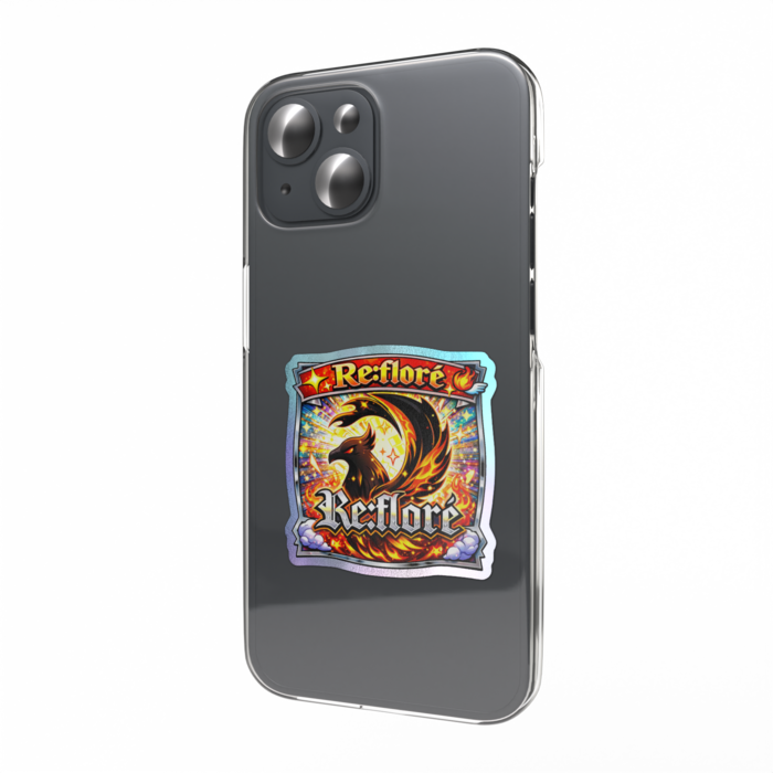 Re:floréロゴ　オーロラステッカー