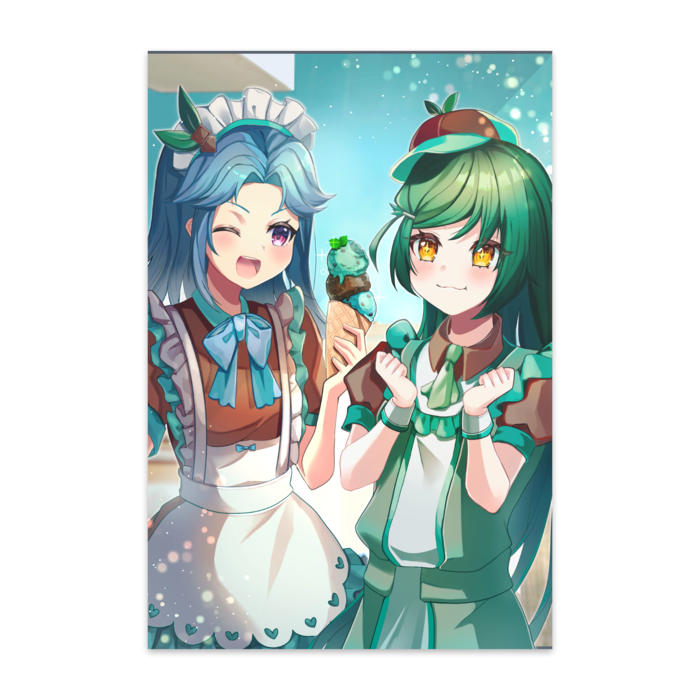 ポストカード（10枚セット）【チョコミント】