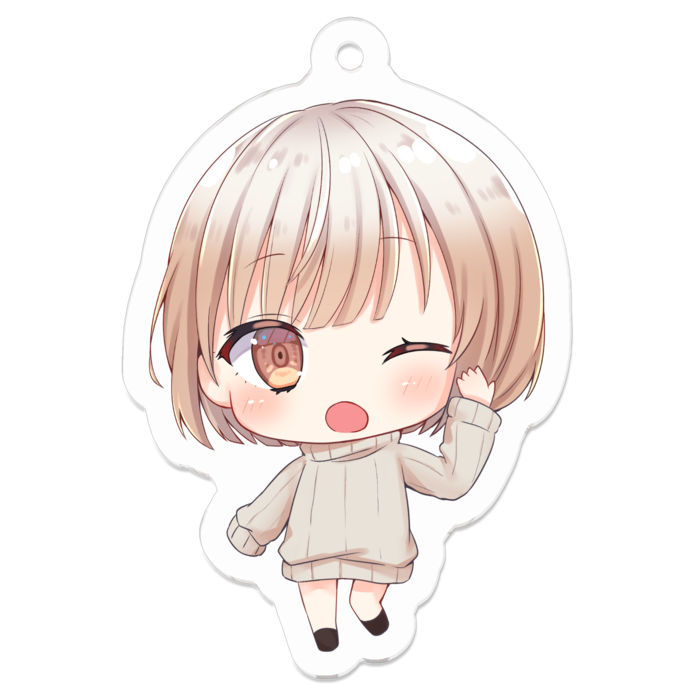 アクリルキーホルダー - 50 x 50 (mm)