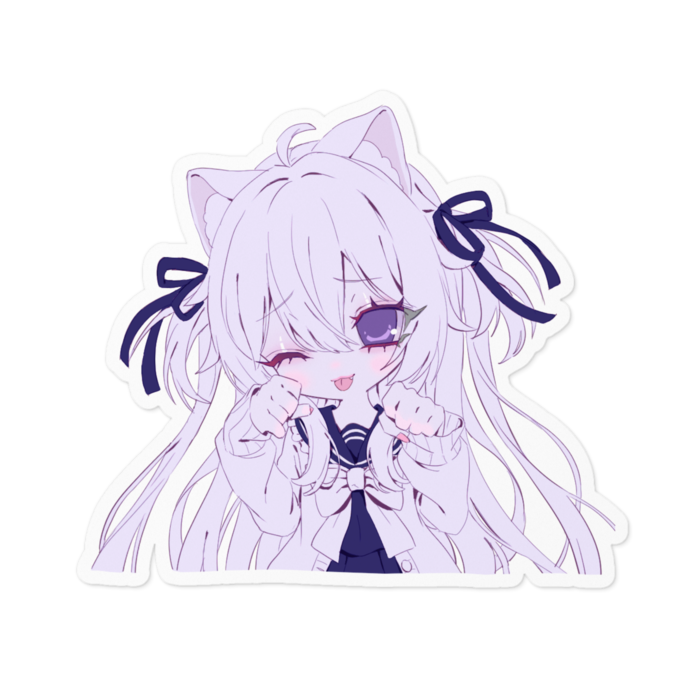 ステッカー　ホワイト