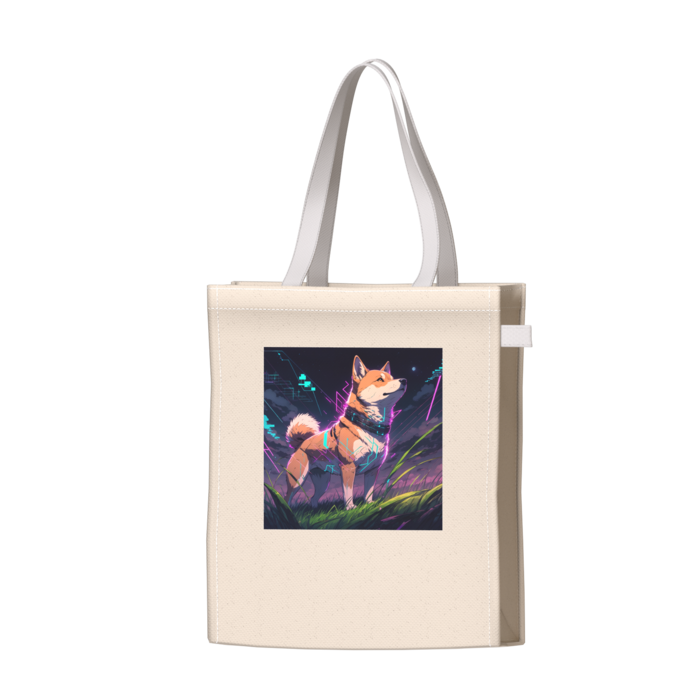ツートンカラーバッグ - ホワイト - W34 × H41 × D14cm