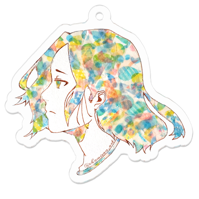 パステル アクキー - 50 x 50 (mm)