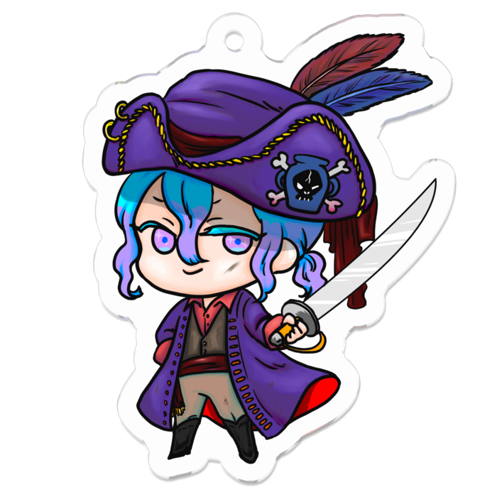 アクリルキーホルダー - 50 x 50 (mm)