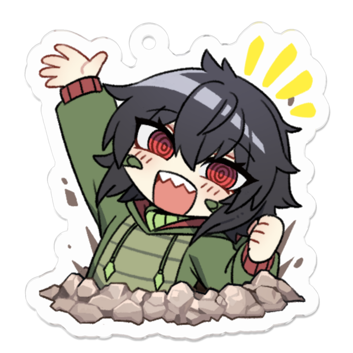 アクリルキーホルダー - 50 x 50 (mm)