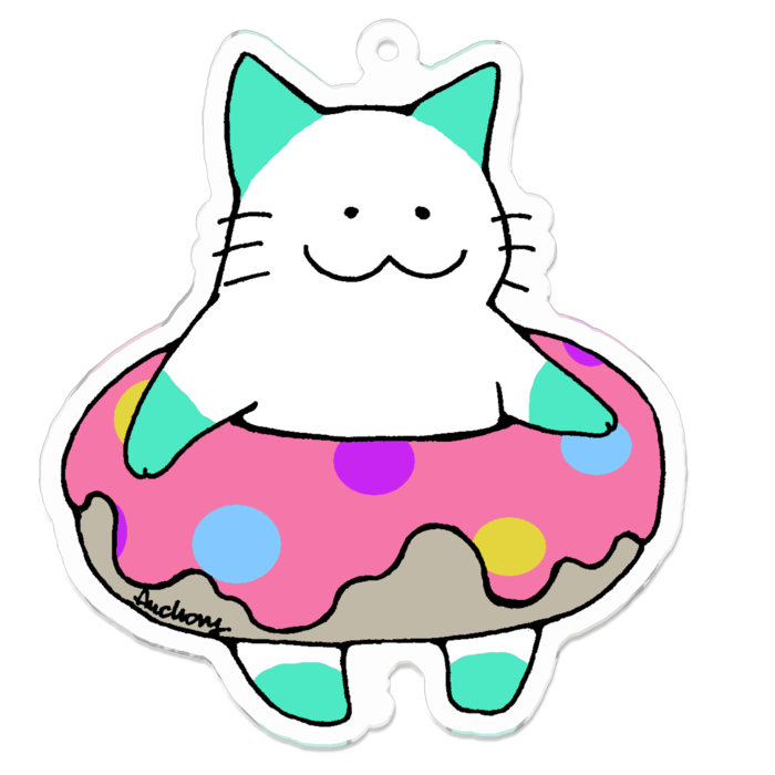 アクリルキーホルダー - 70 x 70 (mm)