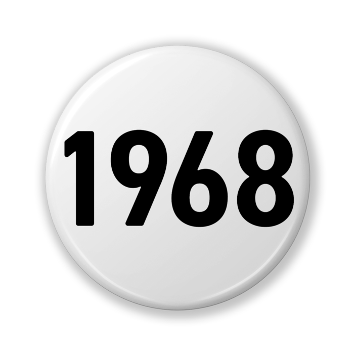 【1968】缶バッジ- 32mm