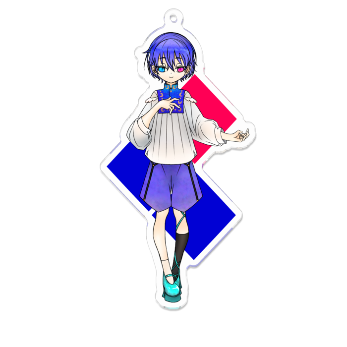 アクリルキーホルダー - 100 x 100 (mm)