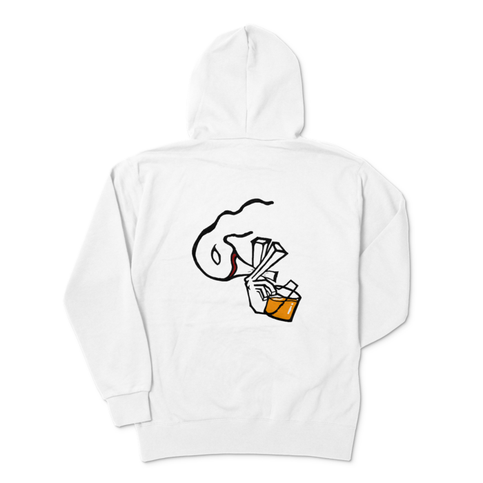 ジップパーカー - XL - ホワイト