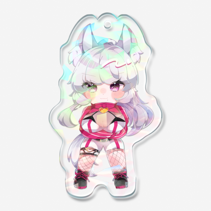 ホログラムアクリルキーホルダー - 50 × 50mm