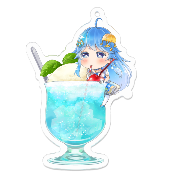 アクリルキーホルダー - 70 x 70 (mm)