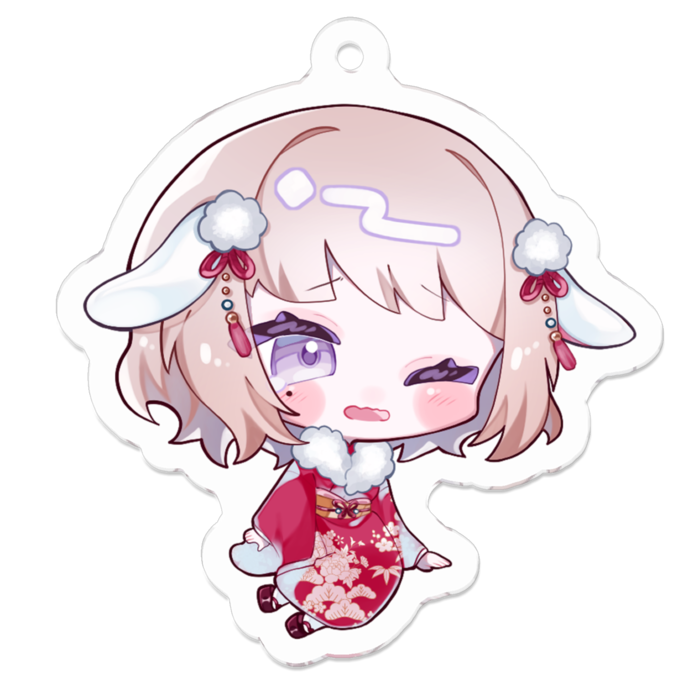 アクリルキーホルダー - 50 x 50 (mm)
