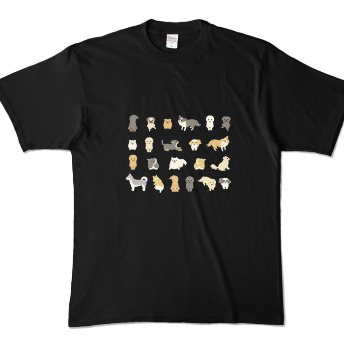 カラーTシャツ　黒　XL