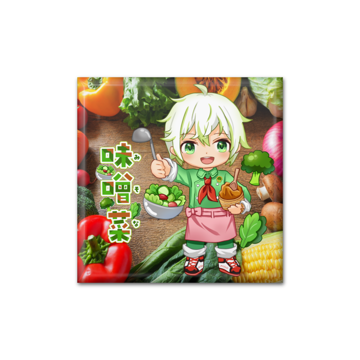 缶バッジ - 四角形40mm